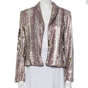 Le Superbe Sequin Rattler Jacket, sz M